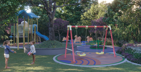 Childrens park at Nestcon Meluha, one of the luxury villas in Shamirpet 